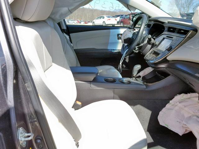 4T1BK1EBXGU199527 - 2016 TOYOTA AVALON XLE GRAY photo 5