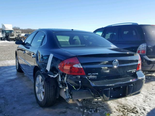 2G4WE567551202823 - 2005 BUICK LACROSSE C BLACK photo 3