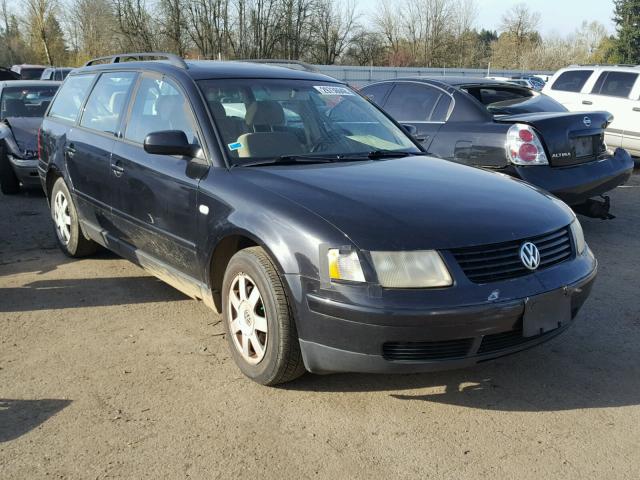 WVWHH63BX1E038268 - 2001 VOLKSWAGEN PASSAT GLS BLACK photo 1