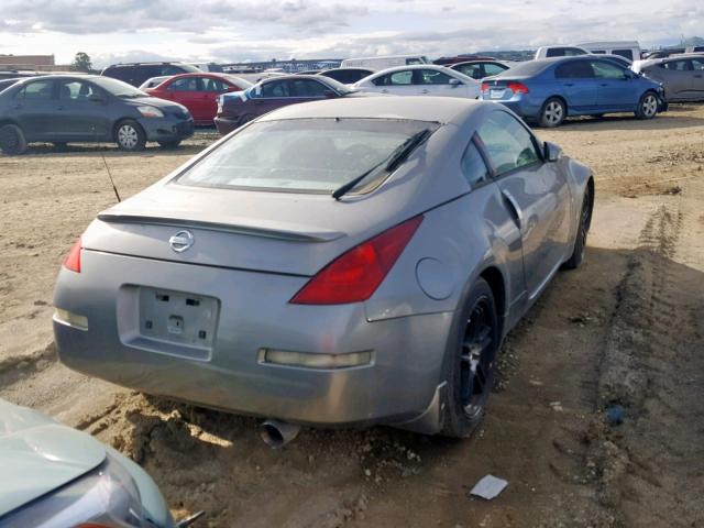 JN1AZ34E93T009092 - 2003 NISSAN 350Z COUPE GRAY photo 4