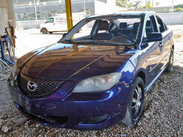 JM1BK323151309148 - 2005 MAZDA 3 S BLUE photo 2