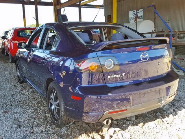 JM1BK323151309148 - 2005 MAZDA 3 S BLUE photo 3