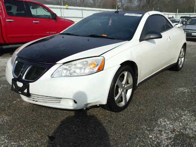 1G2ZH36N384284723 - 2008 PONTIAC G6 GT WHITE photo 2