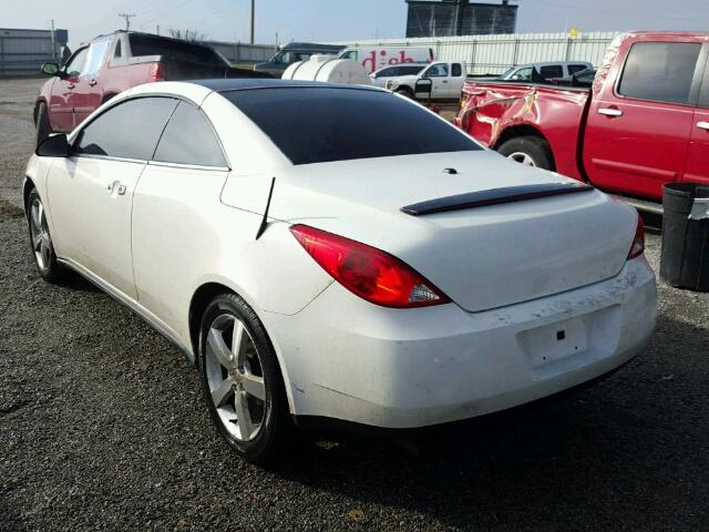 1G2ZH36N384284723 - 2008 PONTIAC G6 GT WHITE photo 3