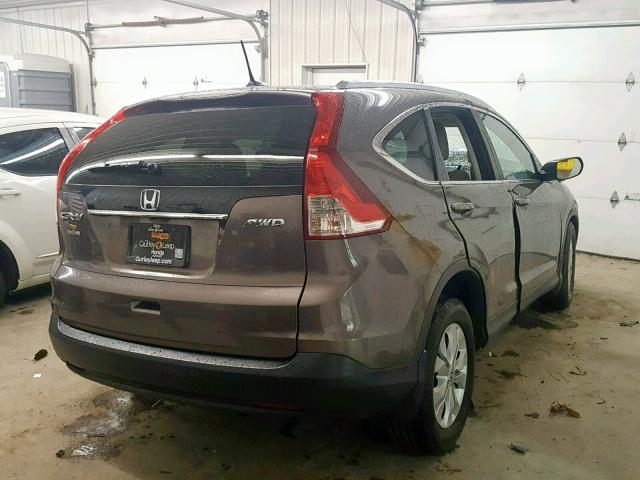 2HKRM4H79EH659659 - 2014 HONDA CR-V EXL CHARCOAL photo 4