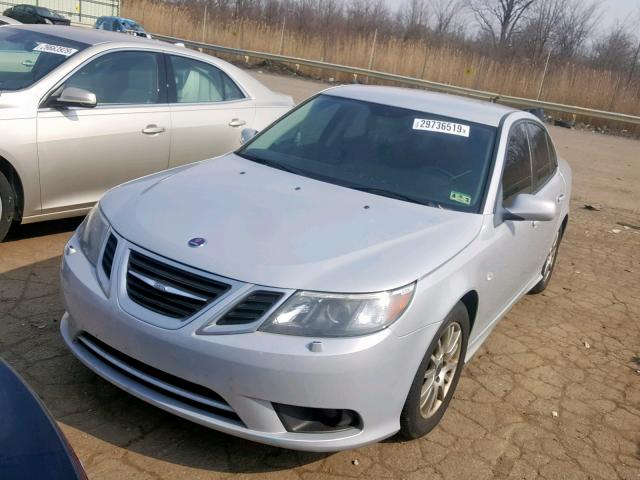 YS3FB46Y881125173 - 2008 SAAB 9-3 2.0T SILVER photo 2