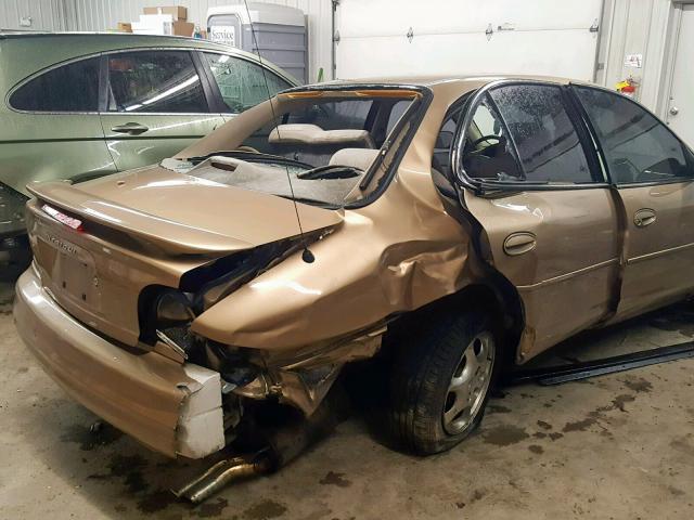 1G3WH52KXWF311679 - 1998 OLDSMOBILE INTRIGUE TAN photo 9