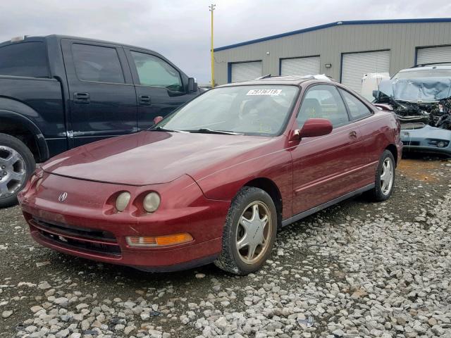 JH4DC4468TS015576 - 1996 ACURA INTEGRA SE MAROON photo 2