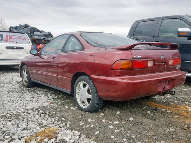 JH4DC4468TS015576 - 1996 ACURA INTEGRA SE MAROON photo 3