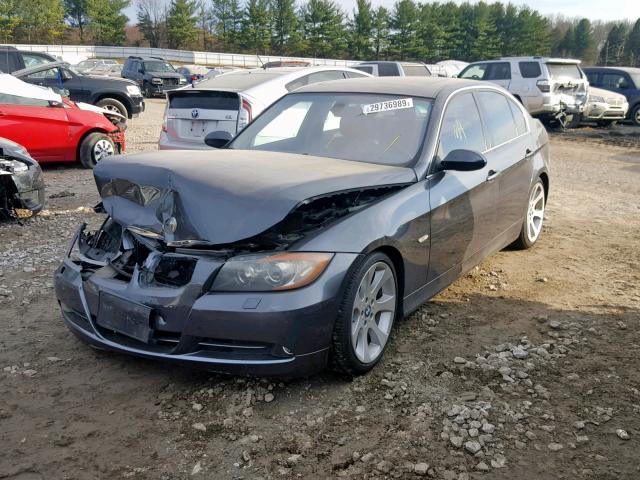 WBAVB33546PS18612 - 2006 BMW 330 I GRAY photo 2