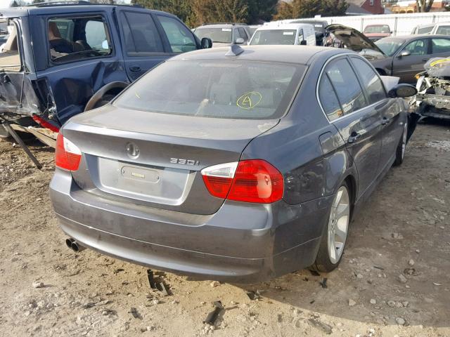 WBAVB33546PS18612 - 2006 BMW 330 I GRAY photo 4