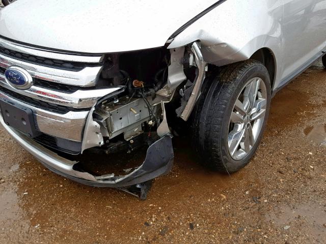 2FMDK4KCXCBA86555 - 2012 FORD EDGE LIMIT SILVER photo 9