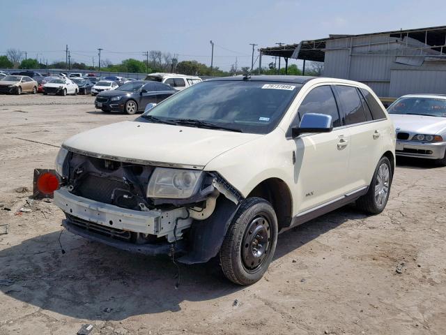 2LMDU68C58BJ03559 - 2008 LINCOLN MKX CREAM photo 2