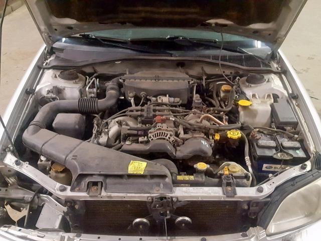 4S3BE635X37216129 - 2003 SUBARU LEGACY L SILVER photo 7