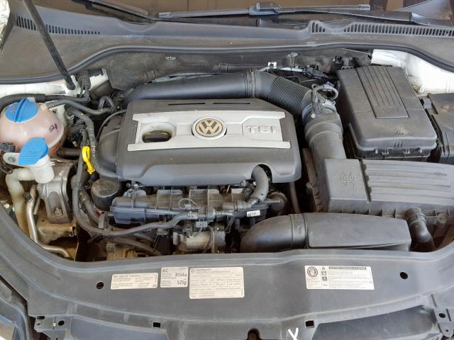 WVWBW7AH1CV006367 - 2012 VOLKSWAGEN EOS KOMFOR WHITE photo 7