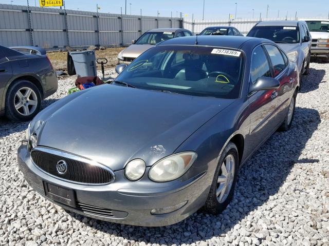 2G4WD532651300481 - 2005 BUICK LACROSSE C GRAY photo 2