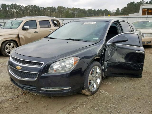 1G1ZD5EU3CF312439 - 2012 CHEVROLET MALIBU 2LT BLACK photo 2