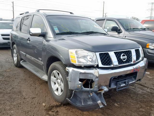 5N1AA08B46N723851 - 2006 NISSAN ARMADA SE GRAY photo 1