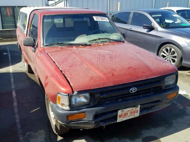 4TARN81A8PZ079613 - 1993 TOYOTA PICKUP 1/2 RED photo 1