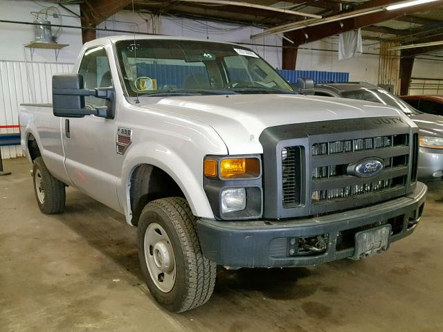 1FTWF31R08ED86487 - 2008 FORD F350 SRW S SILVER photo 1