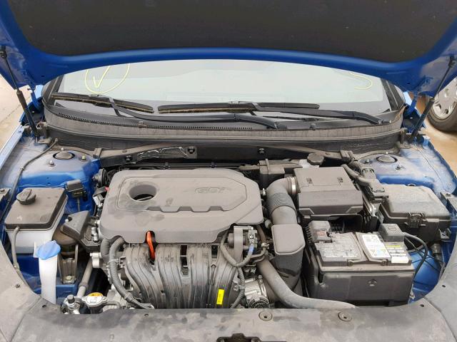 5NPE34AF4JH632902 - 2018 HYUNDAI SONATA SPO BLUE photo 7