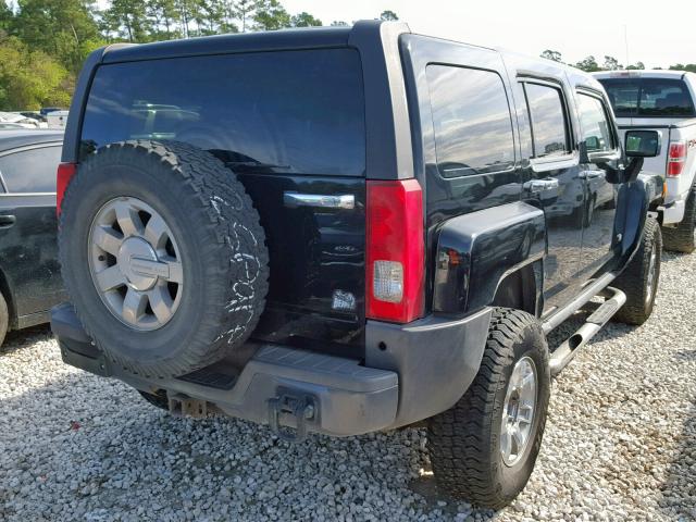 5GTDN13E478241743 - 2007 HUMMER H3 CHARCOAL photo 4