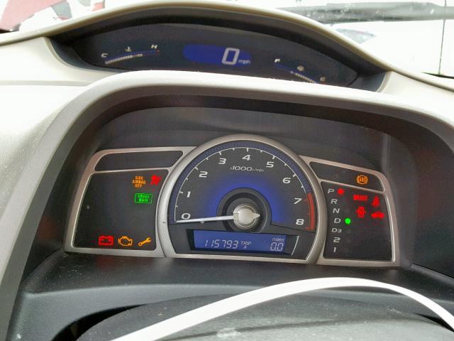 1HGFA16896L037941 - 2006 HONDA CIVIC EX მუქწითელი ფოტო 8