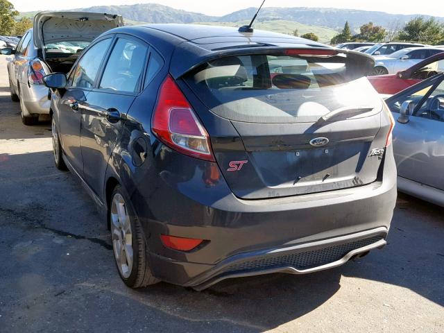 3FADP4GX9EM183383 - 2014 FORD FIESTA ST BLACK photo 3