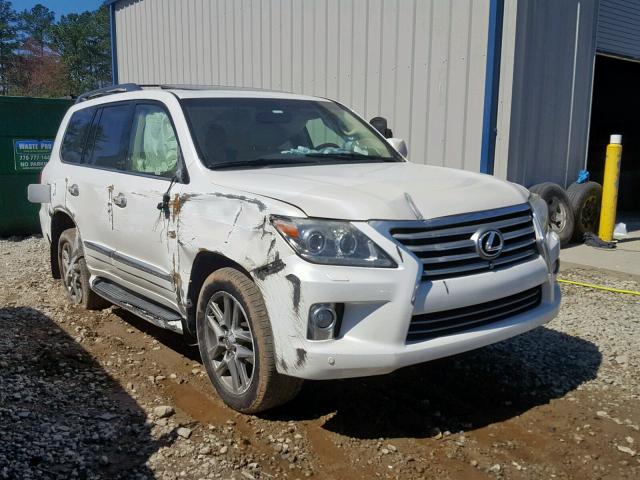 JTJHY7AX7D4087326 - 2013 LEXUS LX 570 WHITE photo 1