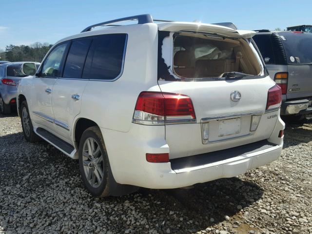 JTJHY7AX7D4087326 - 2013 LEXUS LX 570 WHITE photo 3