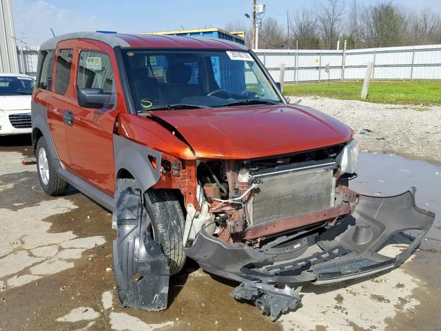 5J6YH28625L017589 - 2005 HONDA ELEMENT EX ORANGE photo 1