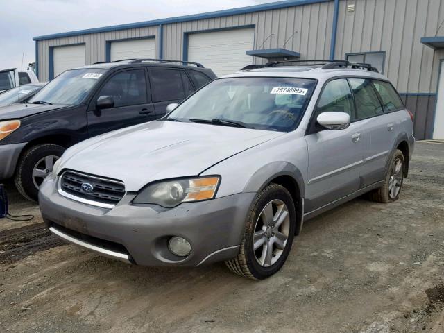 4S4BP86C654388335 - 2005 SUBARU LEGACY OUT SILVER photo 2