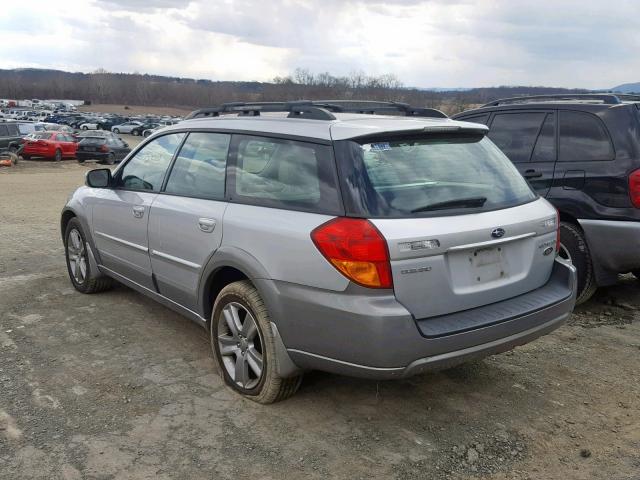 4S4BP86C654388335 - 2005 SUBARU LEGACY OUT SILVER photo 3