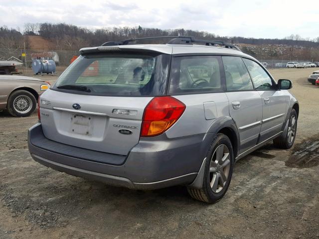 4S4BP86C654388335 - 2005 SUBARU LEGACY OUT SILVER photo 4