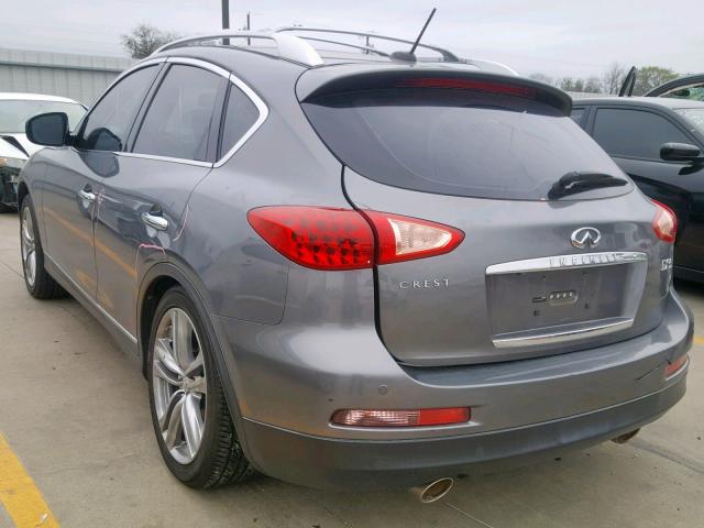 JN1AJ0HRXBM851421 - 2011 INFINITI EX35 BASE CHARCOAL photo 3
