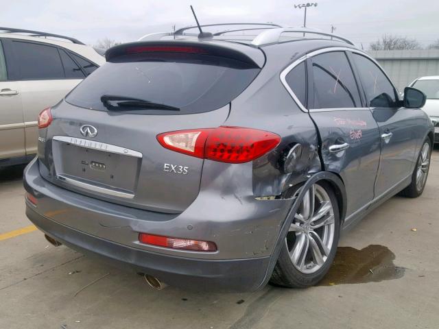 JN1AJ0HRXBM851421 - 2011 INFINITI EX35 BASE CHARCOAL photo 4