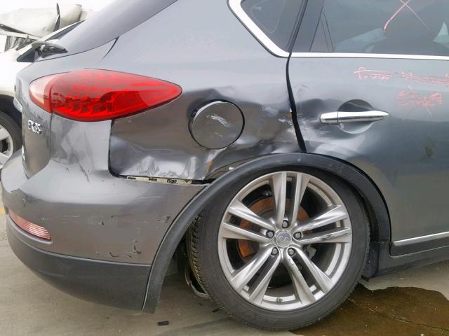 JN1AJ0HRXBM851421 - 2011 INFINITI EX35 BASE CHARCOAL photo 9