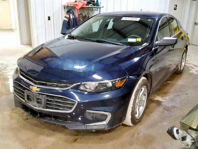 1G1ZC5ST3GF289958 - 2016 CHEVROLET MALIBU LS BLUE photo 2