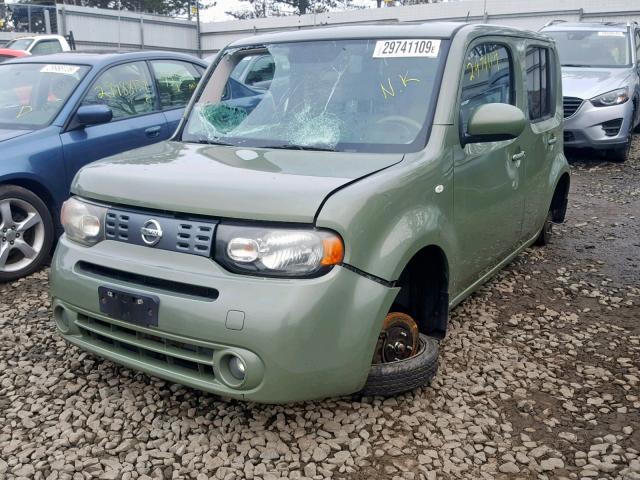 JN8AZ28R29T114462 - 2009 NISSAN CUBE BASE GREEN photo 2