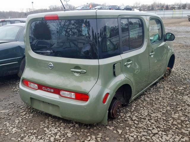 JN8AZ28R29T114462 - 2009 NISSAN CUBE BASE GREEN photo 4