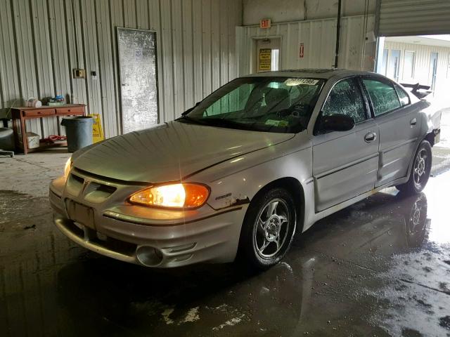 1G2NW52E23C132811 - 2003 PONTIAC GRAND AM G SILVER photo 2