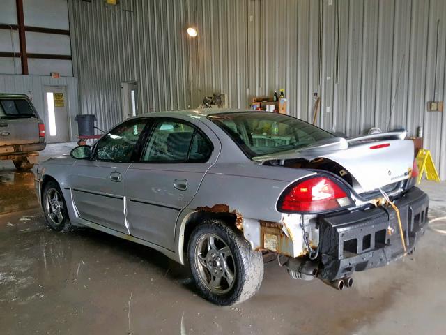 1G2NW52E23C132811 - 2003 PONTIAC GRAND AM G SILVER photo 3