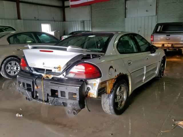 1G2NW52E23C132811 - 2003 PONTIAC GRAND AM G SILVER photo 4