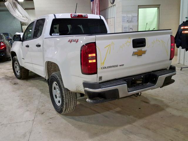 1GCGTBENXH1174962 - 2017 CHEVROLET COLORADO WHITE photo 3