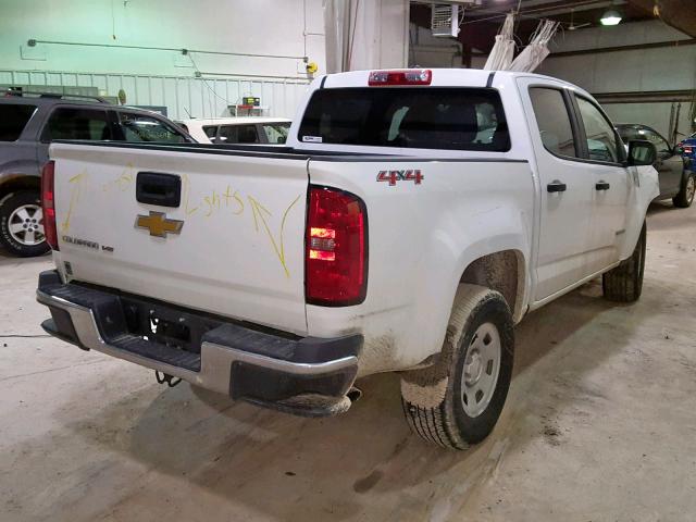 1GCGTBENXH1174962 - 2017 CHEVROLET COLORADO WHITE photo 4