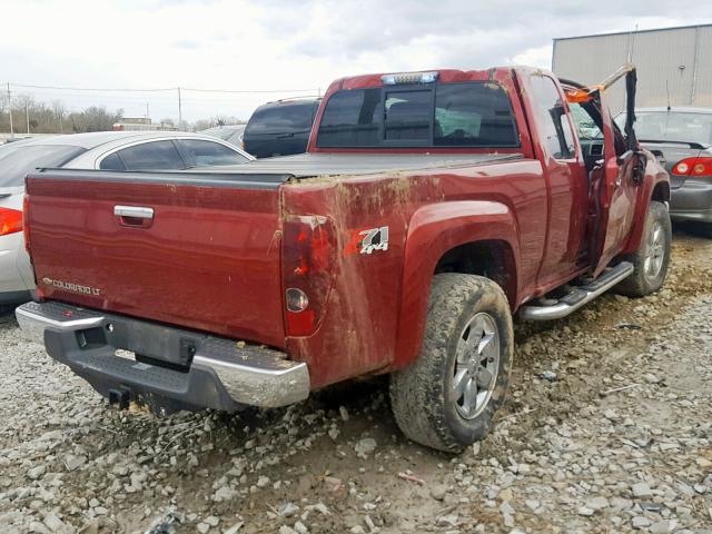 1GCJTDFE5B8118569 - 2011 CHEVROLET COLORADO L BURGUNDY photo 4