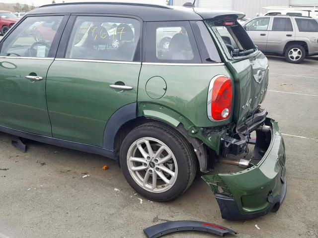 WMWZC3C5XFWT04964 - 2015 MINI COOPER S C GREEN photo 9