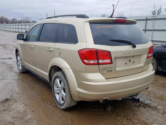 3D4PH1FG5BT515019 - 2011 DODGE JOURNEY MA GOLD photo 3