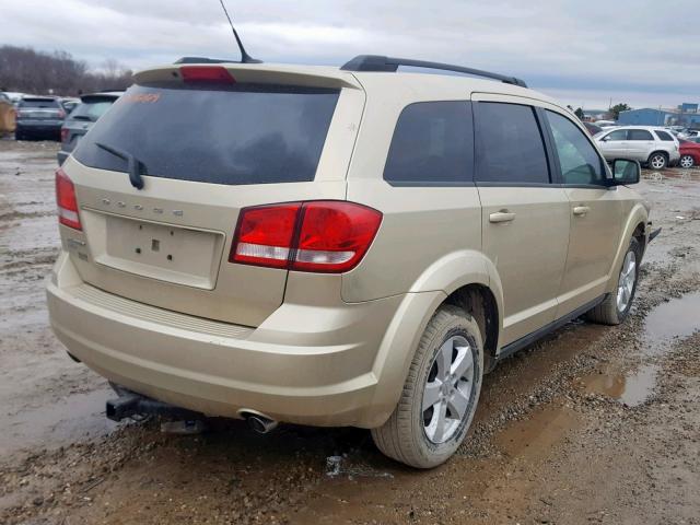 3D4PH1FG5BT515019 - 2011 DODGE JOURNEY MA GOLD photo 4