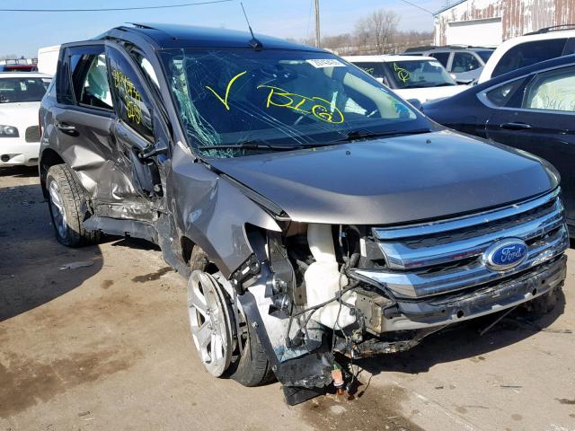 2FMDK3JC3EBA61673 - 2014 FORD EDGE SEL TAN photo 1